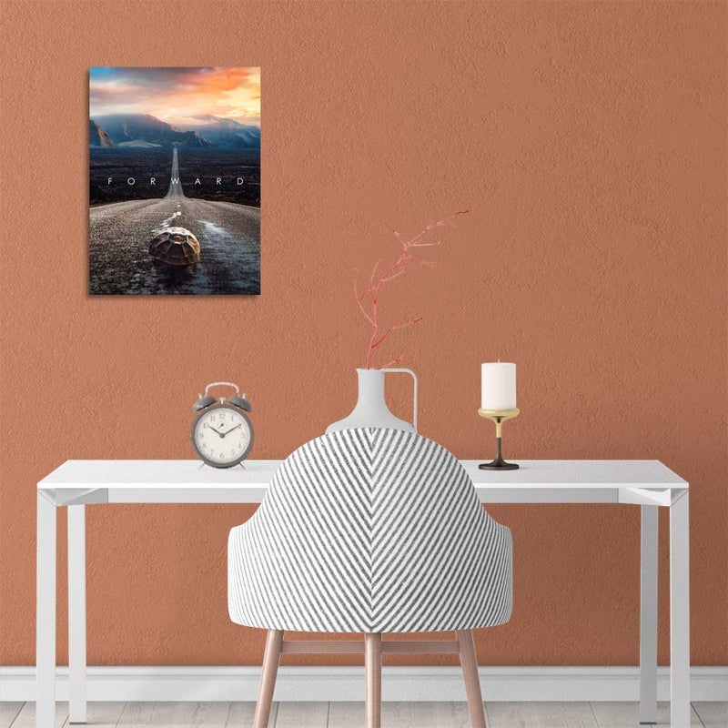 Yetaryy Inspirational Entrepreneur Quotes Wall Art Motivational Painting Prints on Canvas Modern Inspiring Picture Posters Prints Road to Forward Artwork Home Office Framed Decor - 18" Wx24 H - Image 2